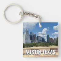 Fotografía de edificios del centro de Austin Texas