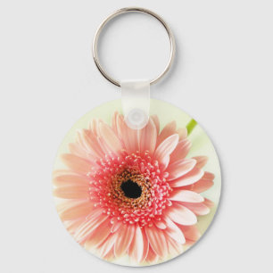 Llavero Fotografía de Gerbera Daisy Rosa Fresca