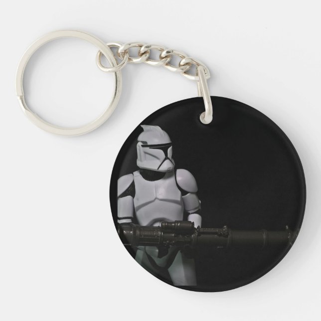 Llavero Fotografía de juguete de la cultura pop diseñada (Frente)