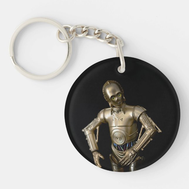 Llavero Fotografía de juguete de la cultura pop diseñada (Frente)