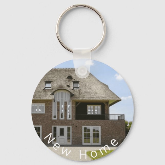 Llavero Fotografía Simple New Home Keychain (Anverso)