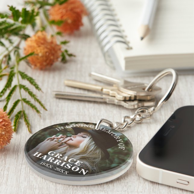 Llavero Fotomemorial personalizado (Frente Derecha)