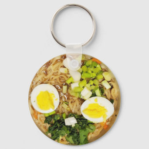 Llavero Fotos de la sopa divertida de Ramen