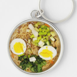 Llavero Fotos de la sopa divertida de Ramen