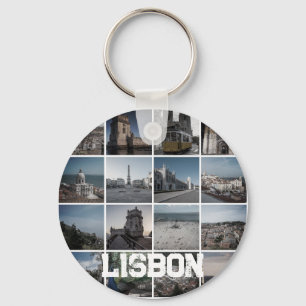 Llavero Fotos de Lisboa mosaico, Portugal
