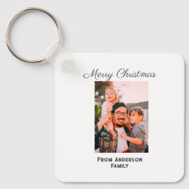 Llavero Fotos de navidad amor moderno simple mor familiar