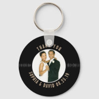 Fotos del Favor de la Boda del Registro Vinyl Retr