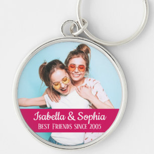 Llavero Fotos modernas de BFF Nombres de los mejores amigo