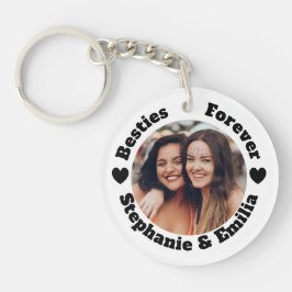 Llavero Fotos personalizadas mejores amigos BFF