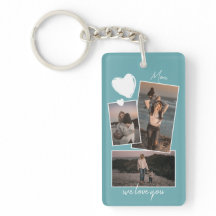Fotos Simples Personalizadas en Azul Turquesa Acuá