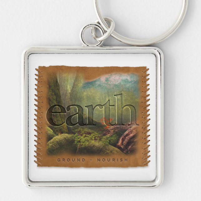 Llavero FOUR ELEMENTS - Earth - Keychain (Frente)