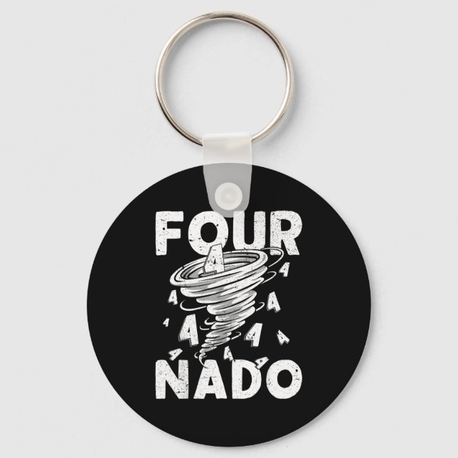 Llavero Four Nado Fournado 4th Birthday 4 Years Old  (Anverso)