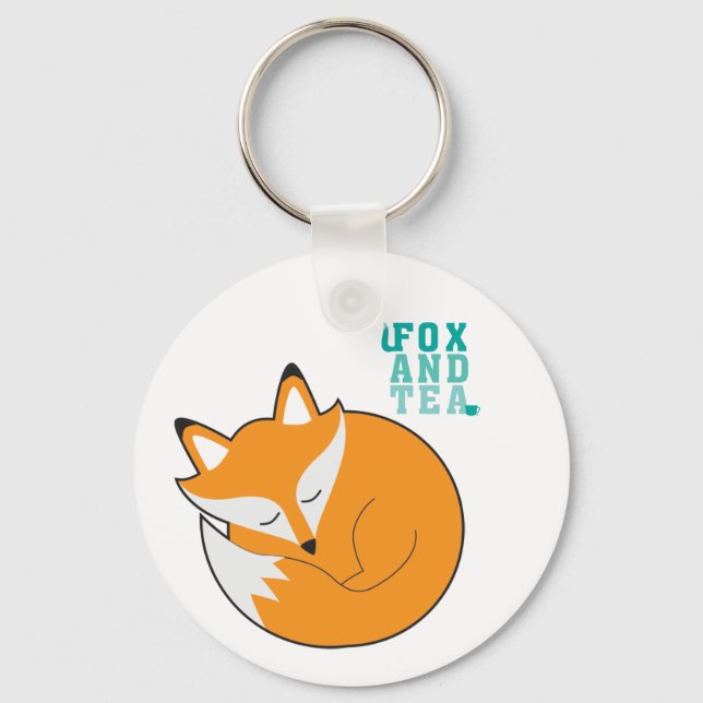 Llavero Fox And Tea Key Ring - N.1 (Anverso)
