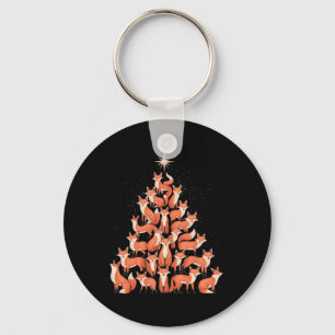 Llavero Fox Christmas Tree Fox Xmas Tree Women & amp; Boys