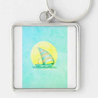 Llavero Fox en una cadena de botes - Encanto Nautical Wood