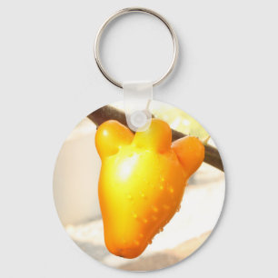 Llavero Fox Face Fruit Keychain
