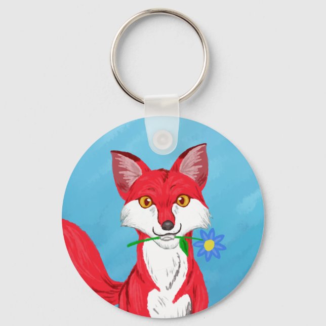 Llavero Fox feliz (Anverso)