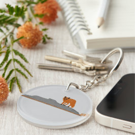 Llavero 🦊 Fox on the Rock Keychain - 