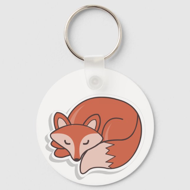 Llavero Fox Sleeping (Anverso)