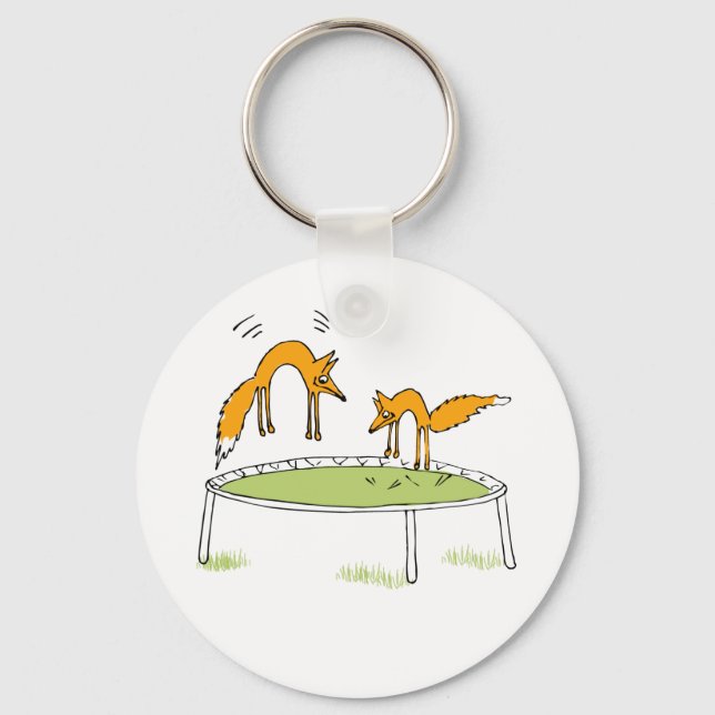 Llavero Foxes de Trampoline (Anverso)