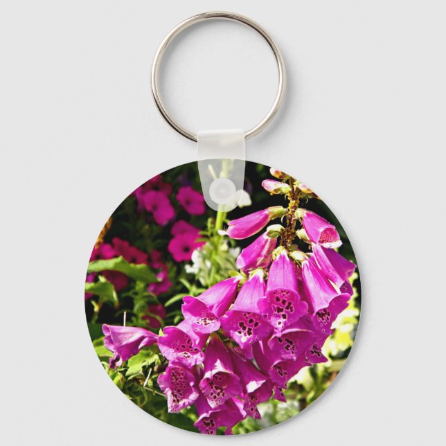 Llavero Foxguantes rosados (Anverso)