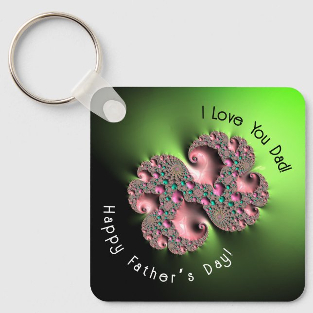 Llavero Fractal3 ¡Feliz Día del Padre! (Anverso)