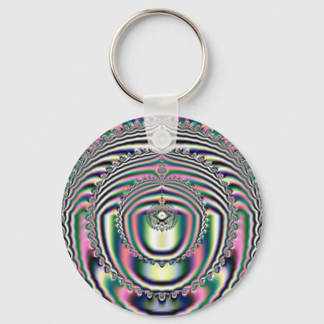 Llavero Fractal 10, cadena de claves (Anverso)