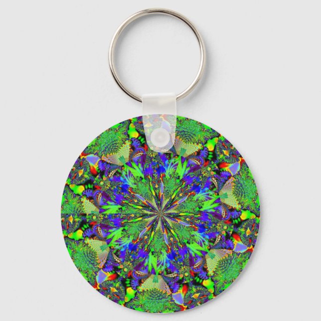 Llavero Fractal 63, cadena de claves (Anverso)