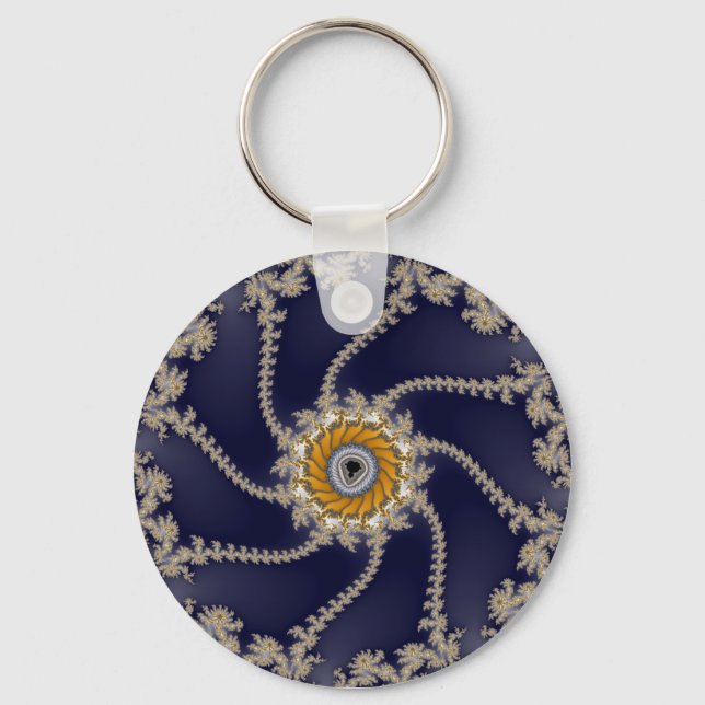 Llavero Fractal de arrecife - Fractal Keychain (Anverso)