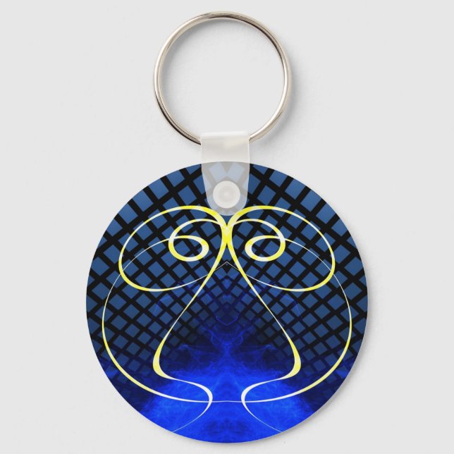 Llavero Fractal de llama 45 (Anverso)