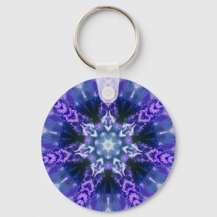 Llavero Fractal púrpura
