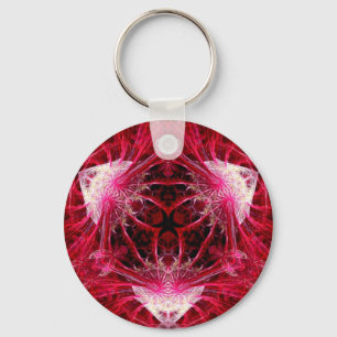 Llavero FractalART RedFaces Keychain