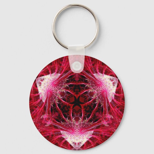 Llavero FractalART RedFaces Keychain (Anverso)