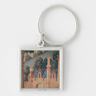 Llavero Fragmento de una tapicería medieval