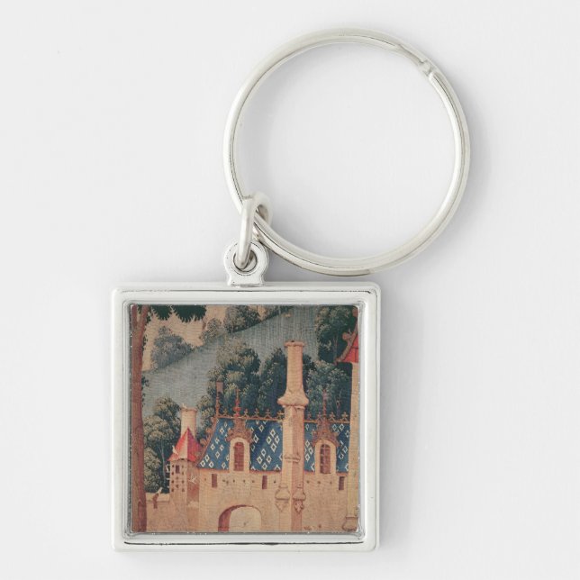 Llavero Fragmento de una tapicería medieval (Frente)