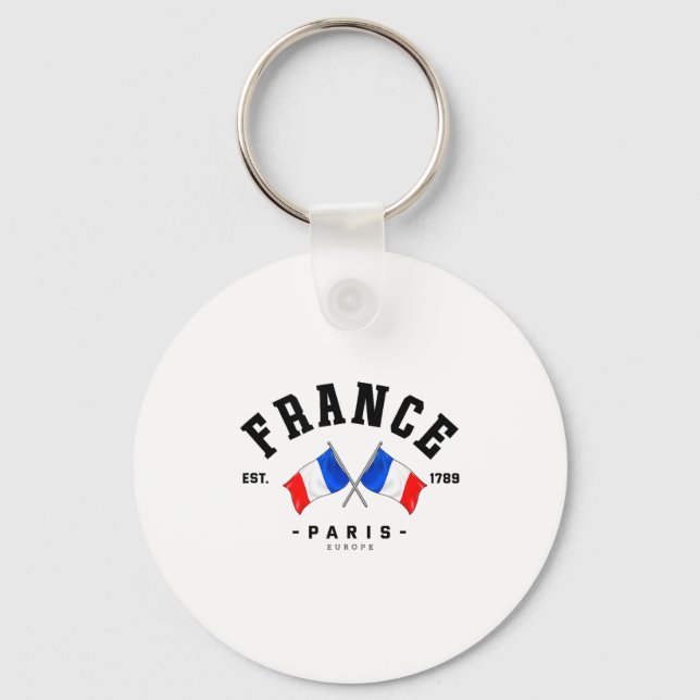 Llavero France Flag French Gift France Friend France Paris (Anverso)