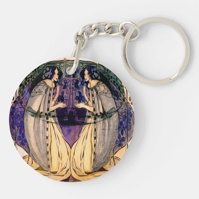 Llavero Frances MacDonald - Primavera (Atrás)