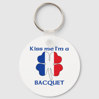 Llavero Francés personalizado me besa a mí, soy bacquet