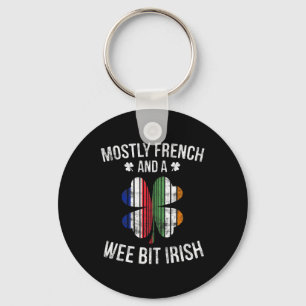 Llavero Francés Wee Bit Irlandés Diversión Francia Regalos