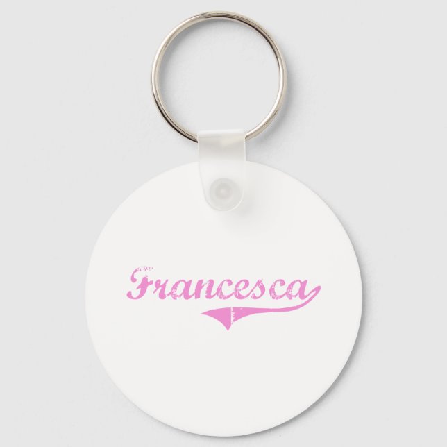 Llavero Francesca Classic Style Name (Anverso)