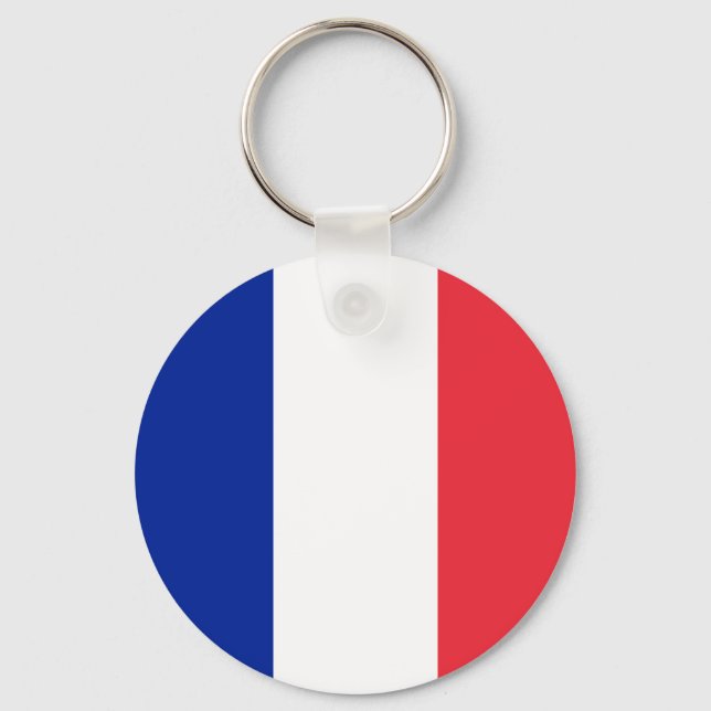 Llavero Francia - Bandera nacional francesa (Anverso)