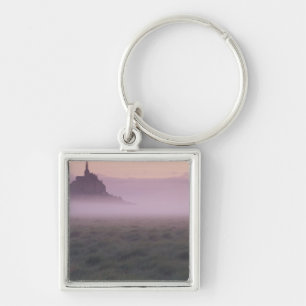 Llavero FRANCIA, Normandía Mont St. Michel. Niebla matutin