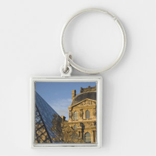 Llavero Francia, París, Museo del Louvre y la Pirámide,