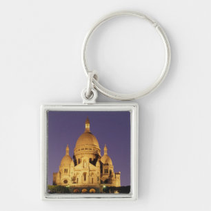 Llavero Francia, París, Sacré-Coeur al anochecer.