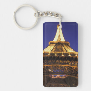 Llavero FRANCIA, Torre Eiffel de París, vista nocturna
