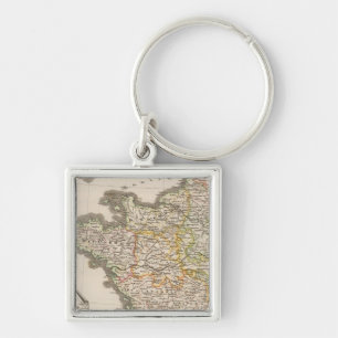 Llavero Francia y los reinos de Aries a 1180