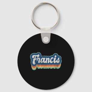 Llavero Francis First Name Boy Vintage Style 70s Perso