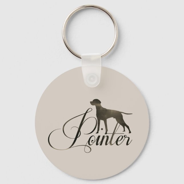 Llavero Franco de cobre de vidrio escarchado de puntero in (Anverso)