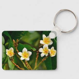 Llavero Frangipani amarillo