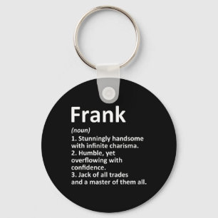 Llavero Frank Definition Personalized Name Funny Cumpleaño